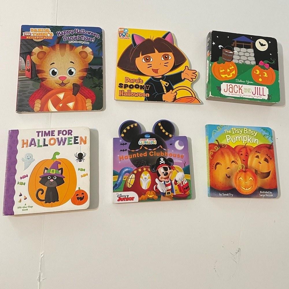 Children's Halloween Board Books Set